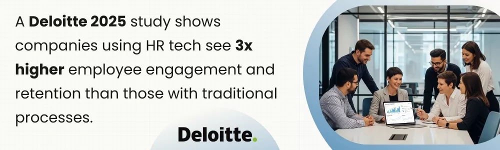 Deloitte 2025: HR tech increases employee engagement and retention by 3x