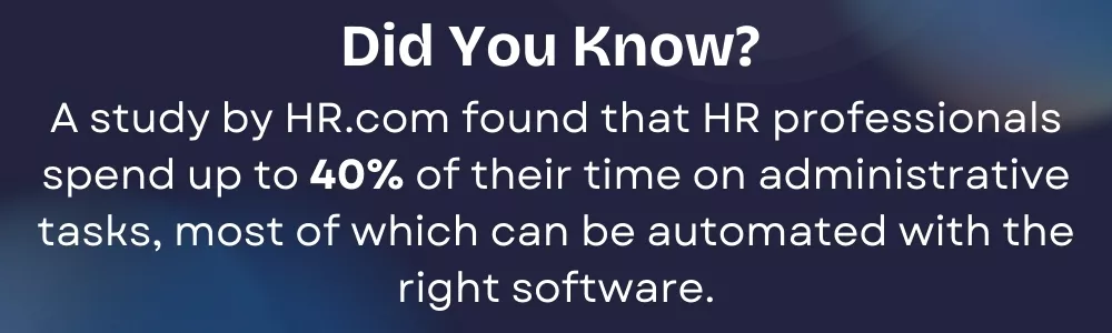 HR professional managing automated admin tasks on laptop in office HR professional managing automated admin tasks on laptop in office