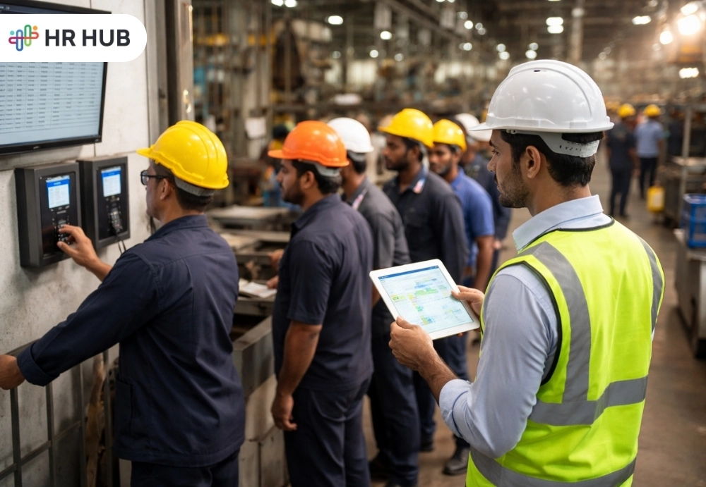 Shift management system tracking workforce schedules in real time