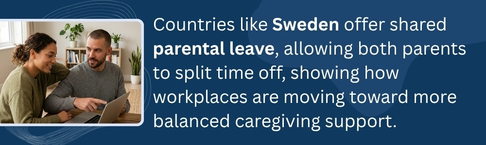 Shared parental leave allows both parents to split time off equally