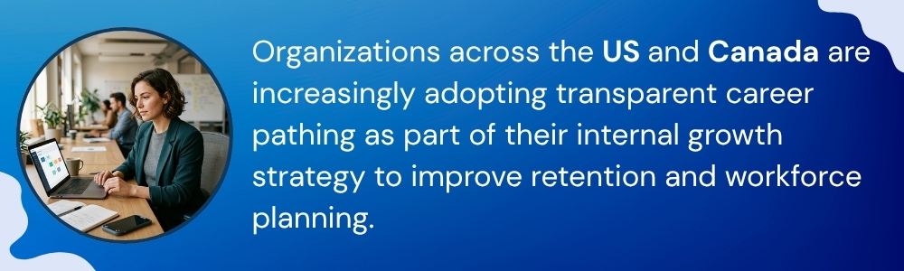 Transparent career pathing improves retention and workforce planning