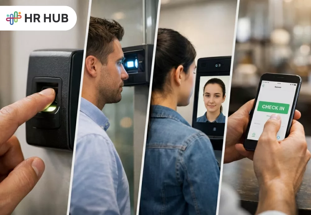 Biometric attendance tracking software integrated with automated payroll system