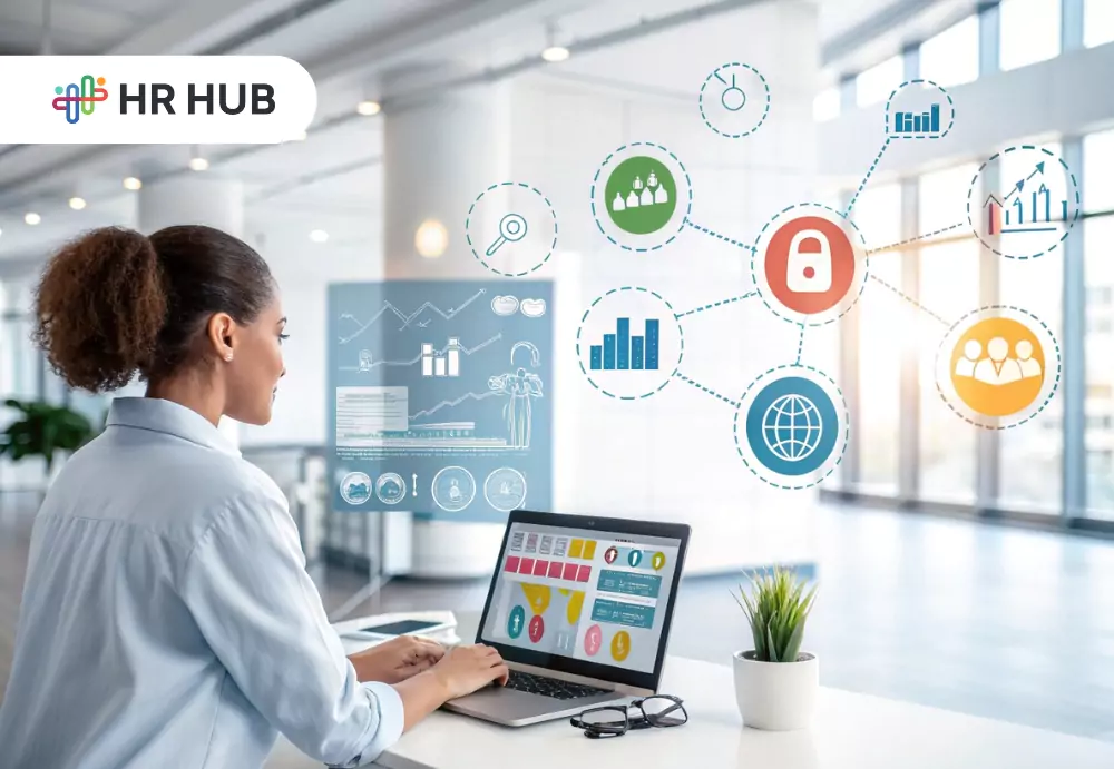 HR HUB Cloud Payroll Dashboard – Salary Automation & Compliance Overview