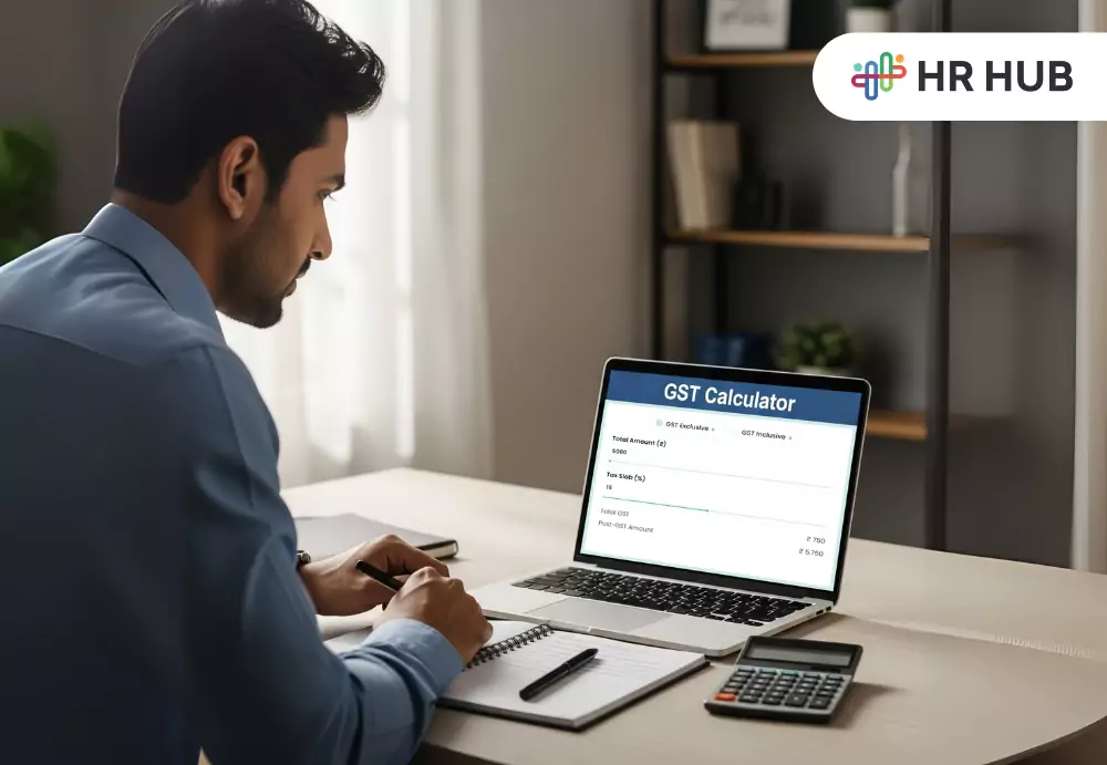 GST Online calculator dashboard 2025