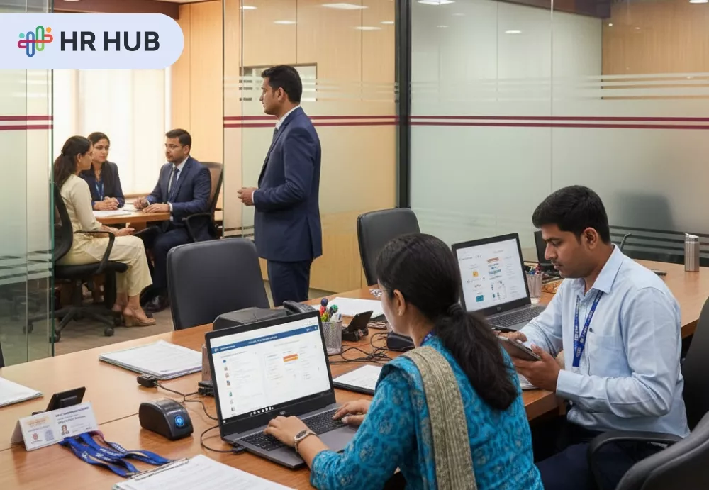 AI technology transforming HR management systems in Indian banks