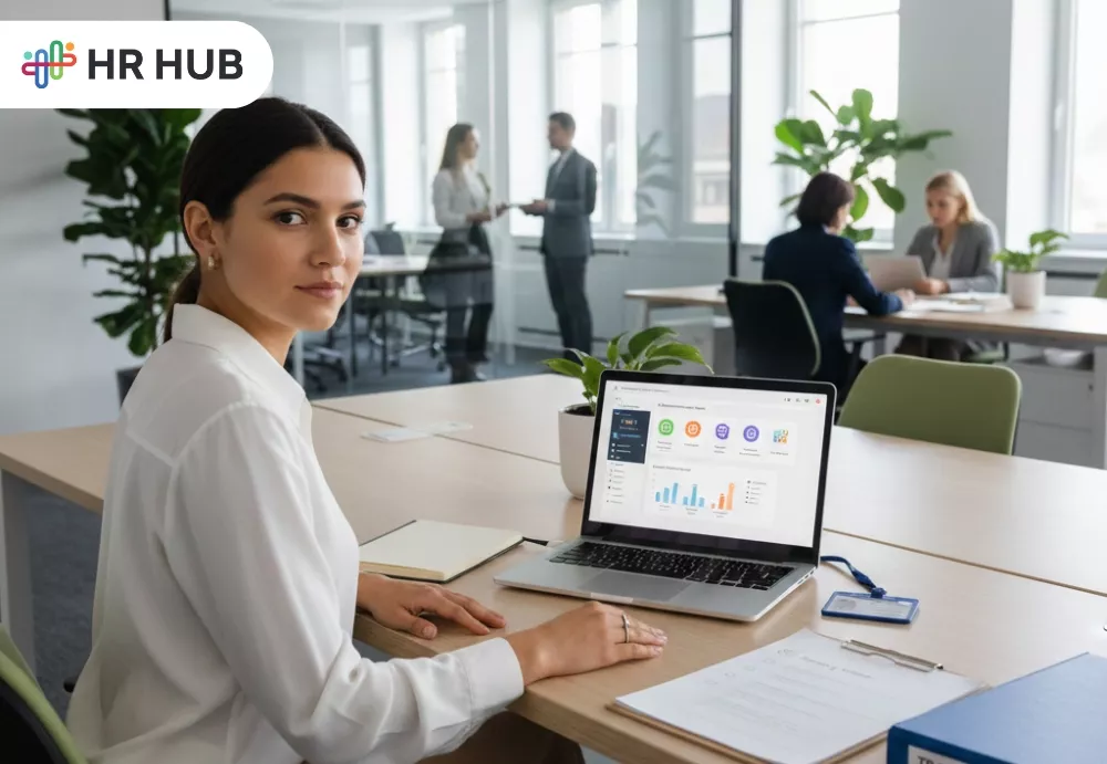 HR management software dashboard managing the complete employee lifecycle