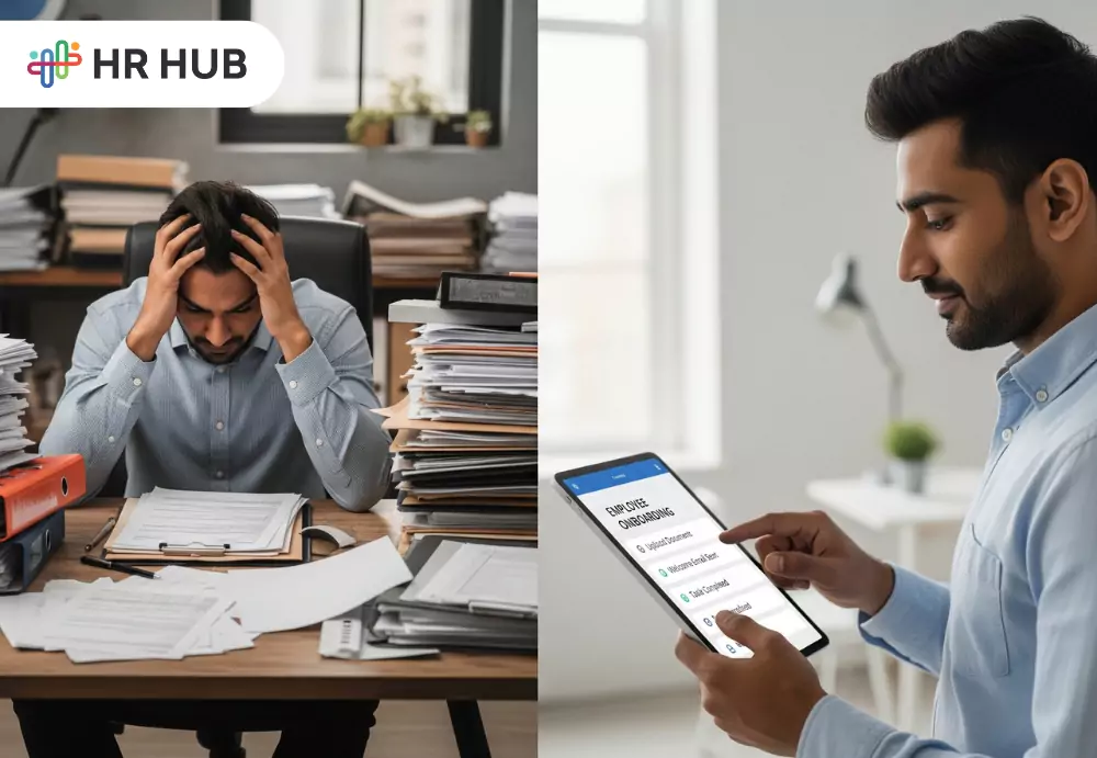 Digital Employee Onboarding Software vs. Manual Paperwork