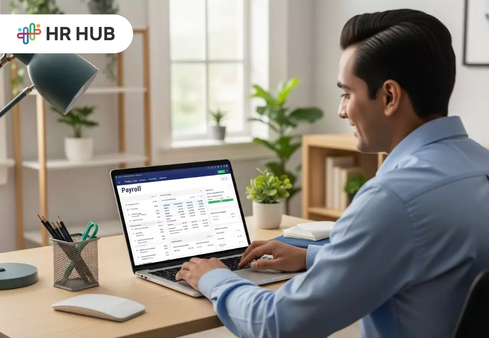 Payroll dashboard with salary and compliance tools
