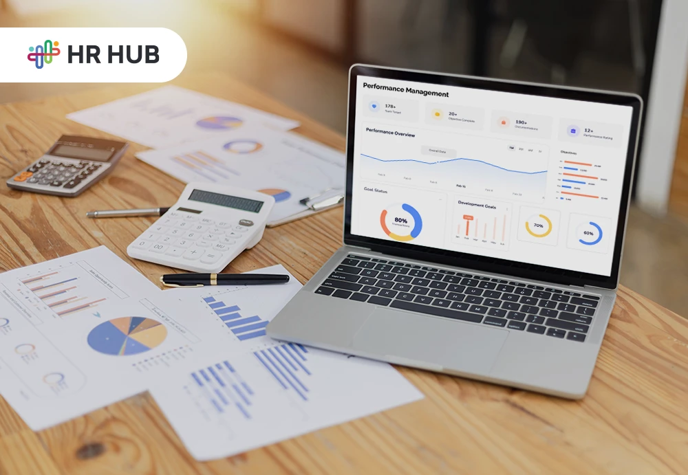 Performance management system with real-time feedback and goals