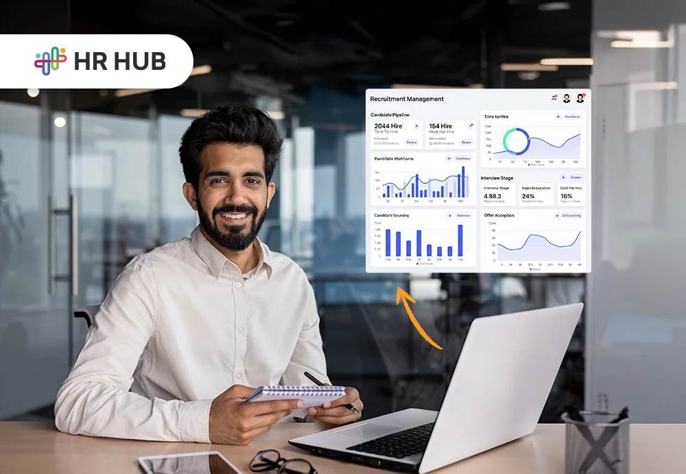 Recruitment dashboard showcasing candidate tracking and scheduling tools